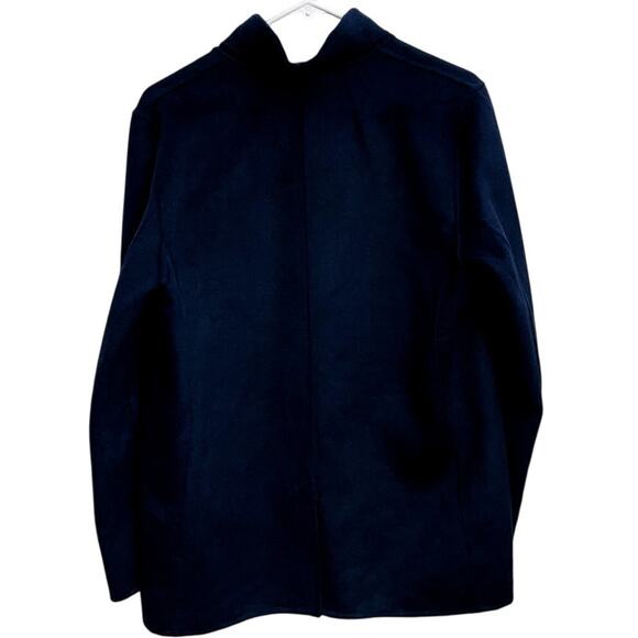 J. Crew Leighton Blazer Jacket Double Faced Wool Size 8 Navy BJ930 Academia Prep - Picture 3 of 4